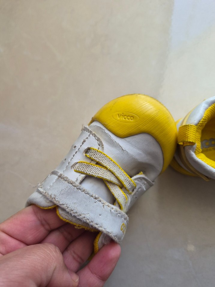 Sarı Bebek İlk Adım Ayakkabısı - Görsel 4