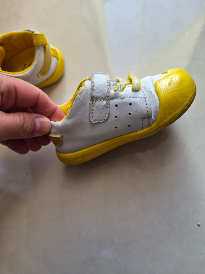 Sarı Bebek İlk Adım Ayakkabısı - Görsel 5