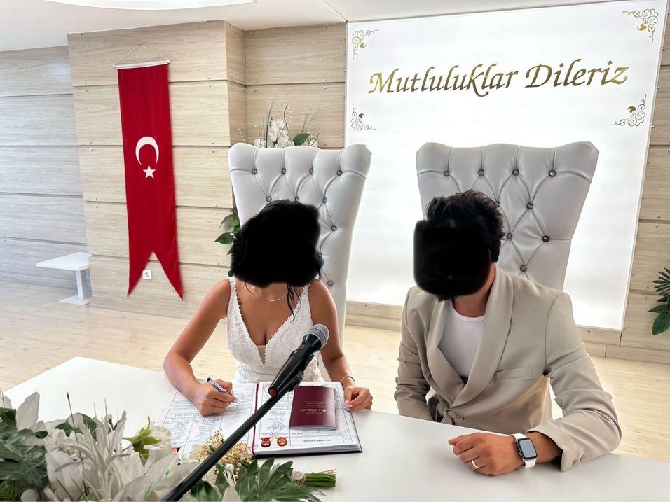 Beyaz Dantelli A Kesim Uzun Gelinlik - Görsel 2