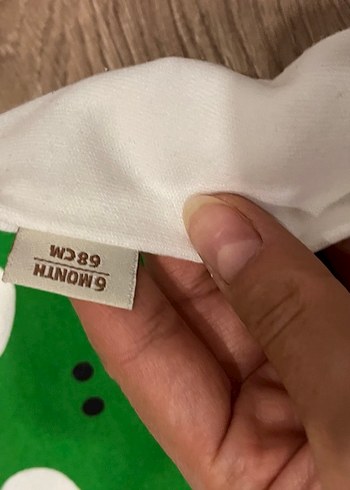 Uzun Kollu Baskılı Bebek Takımı Yeşil - Görsel 3