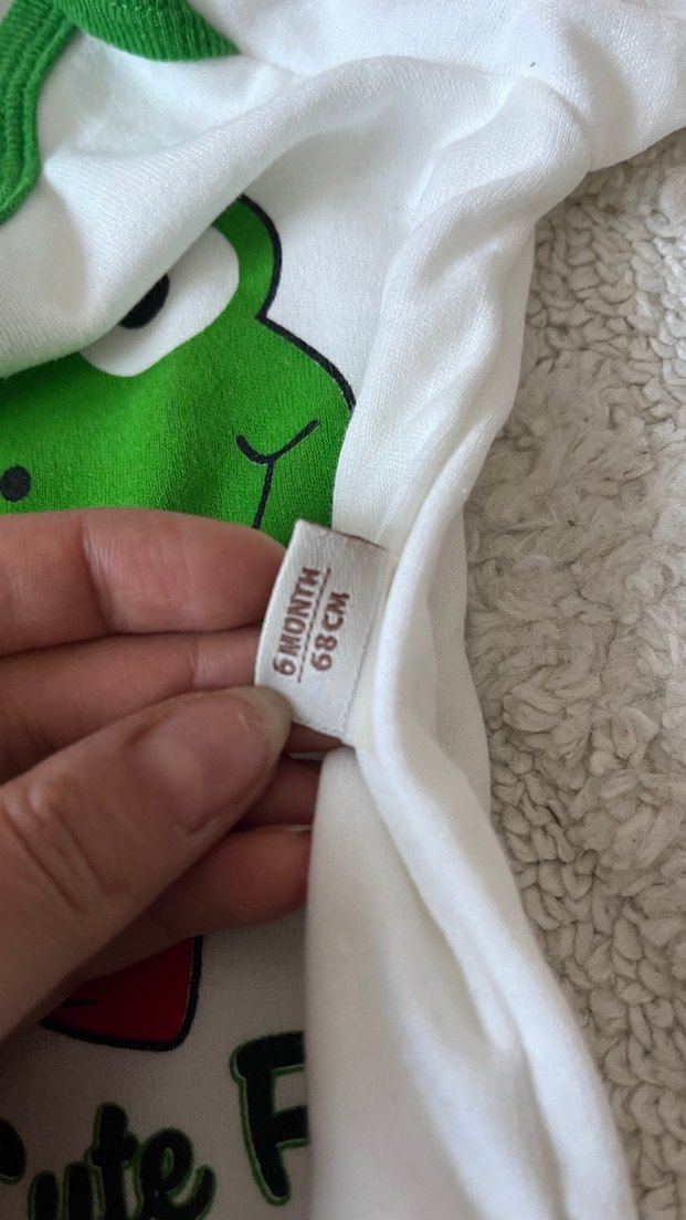 Bebek Erkek Yeşil Kurbağa Desenli Takım - Görsel 2