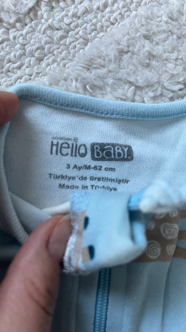 Uzun Kollu Erkek Bebek Tulum - Renkli Desenli - Görsel 2