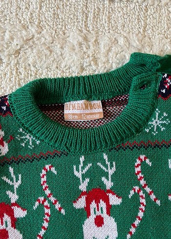 Nakışlı, Renkli Örgü Bebek Erkek Takımı - Görsel 4