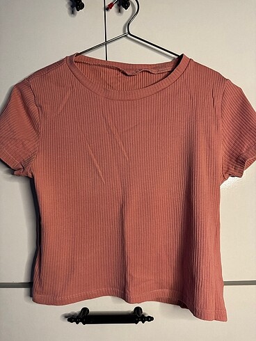 H&M pembe crop