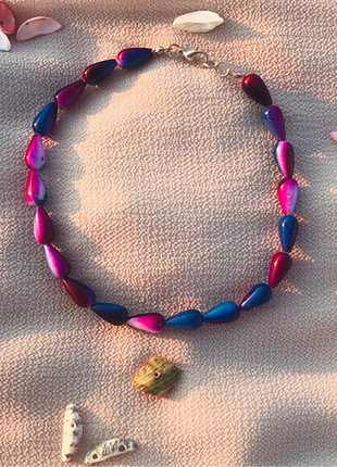 Renkli Choker Kolye