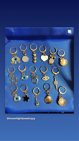 Charm küpe 