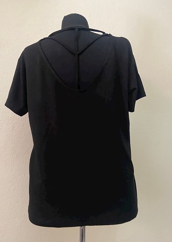 Siyah Kısa Kollu Tişörtü - Görsel 3