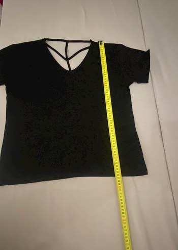 Siyah Kısa Kollu Tişörtü - Görsel 5