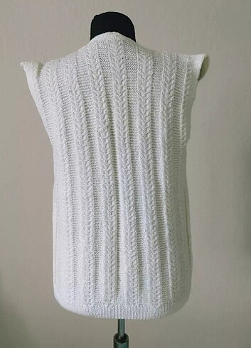 Hediyelik çeyizlik örgü yelek  - Görsel 3