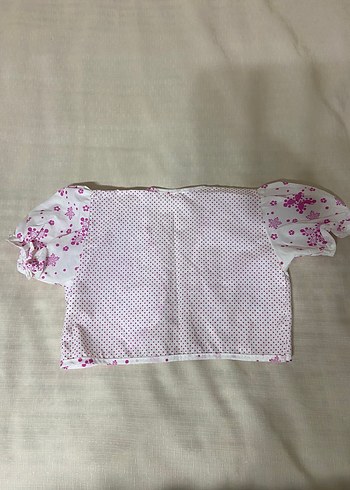 Pembe Nakışlı Kısa Kollu Bolero - Görsel 4