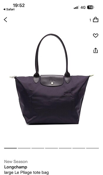  Beden mor Renk Longchamp le pliage Medium