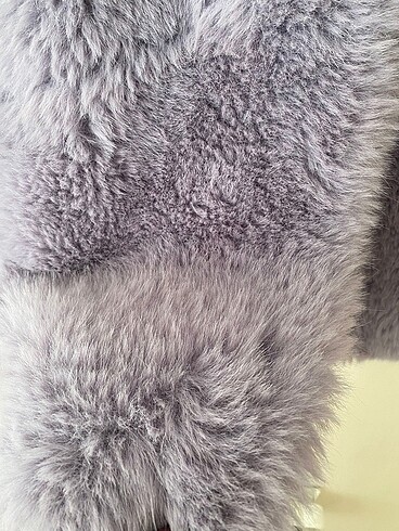 l Beden #Kürk #Mor #Kaban #Peluş #Lila #Pembe #Ceket #Yünlü Ceket #Mor