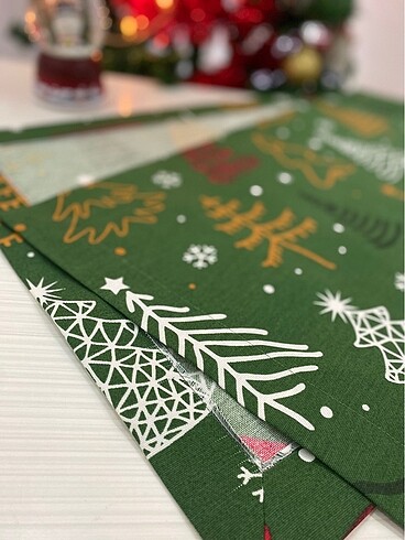 Yılbaşı Yeni Yıl Runner Masa Örtüsü - Görsel 6