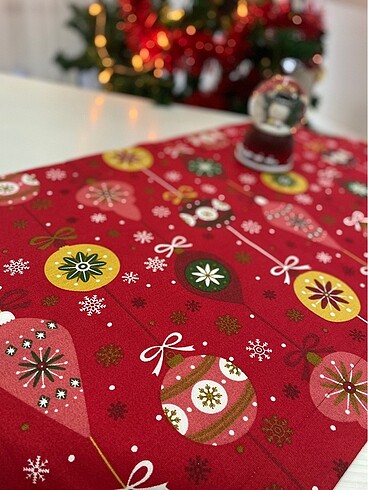 Yılbaşı Yeni Yıl Runner Masa Örtüsü - Görsel 9