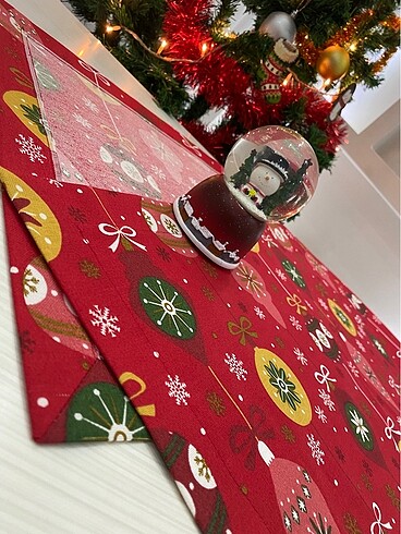 Yılbaşı Yeni Yıl Runner Masa Örtüsü - Görsel 7