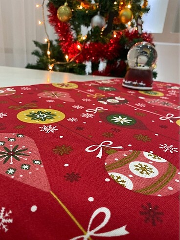Yılbaşı Yeni Yıl Runner Masa Örtüsü - Görsel 10