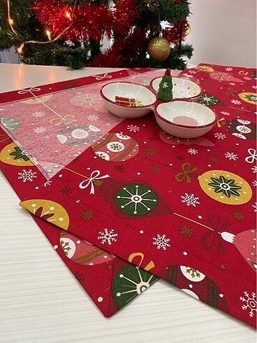 Yılbaşı Yeni Yıl Runner Masa Örtüsü - Görsel 8