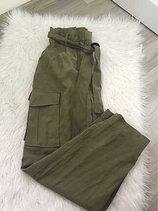 Yüksek bel kumaş pantolon