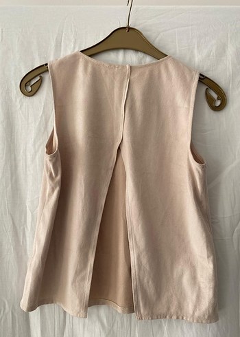 Bej Kolsuz süet  Bluz - Görsel 2