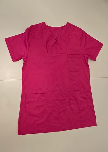 Pembe scrubs takım - Görsel 2