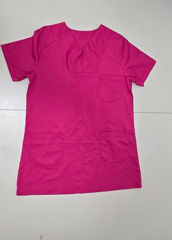 Pembe scrubs takım - Görsel 3