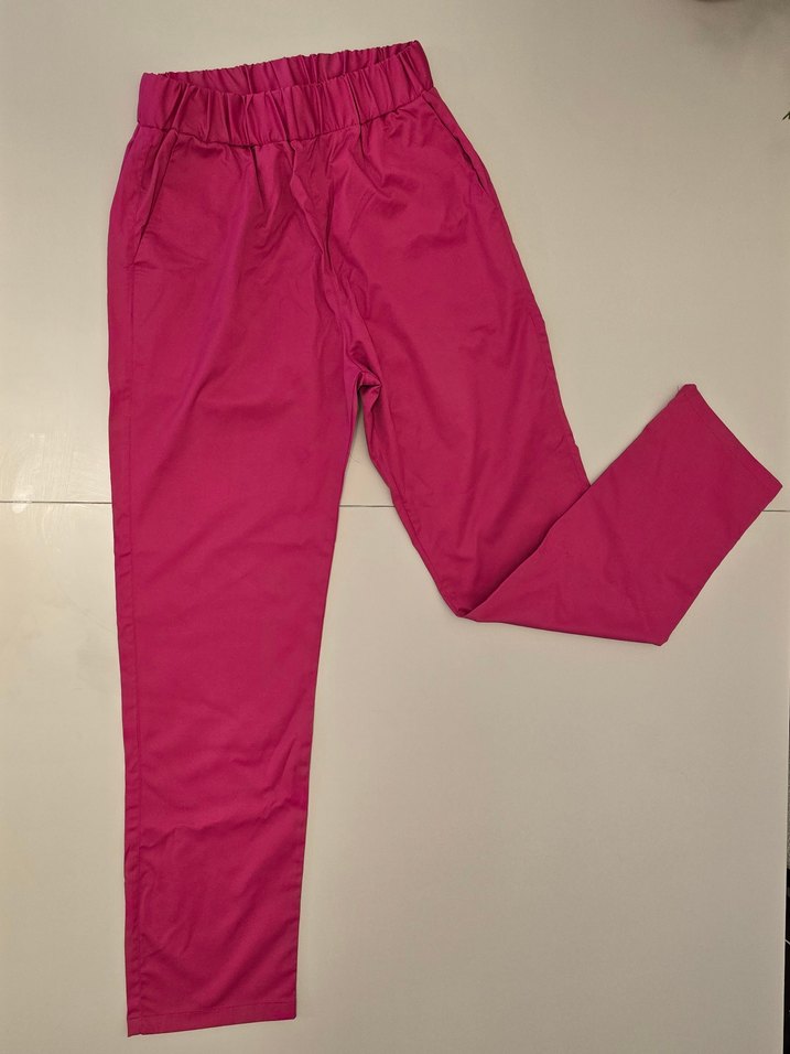 Pembe scrubs takım - Görsel 4