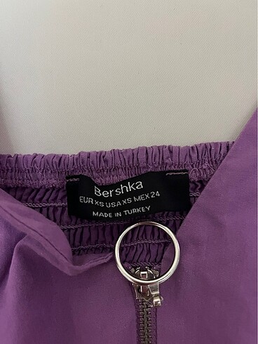 Bershka Lila crop