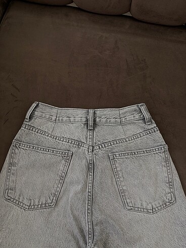 xs Beden gri Renk Zara Gri Straight Jean