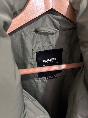m Beden Pull&Bear Yeşil Mont