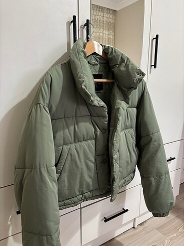 Pull and Bear Pull&Bear Yeşil Mont