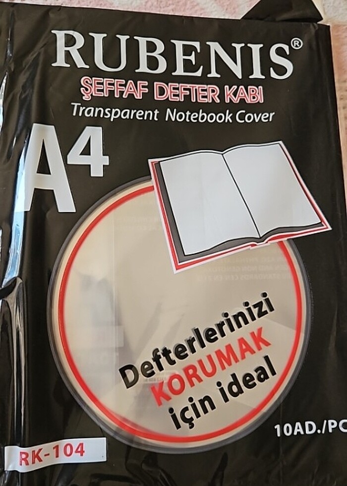 25 adet kendinden yapışkanlı defter kabı - Görsel 2