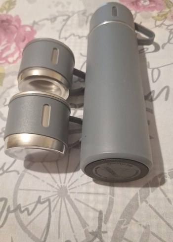 Galatasaray Kırmızı Termos Seti - Görsel 2