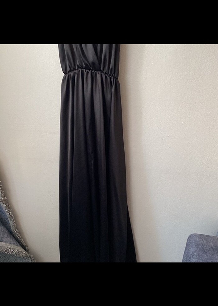 Saten elbise - Görsel 4