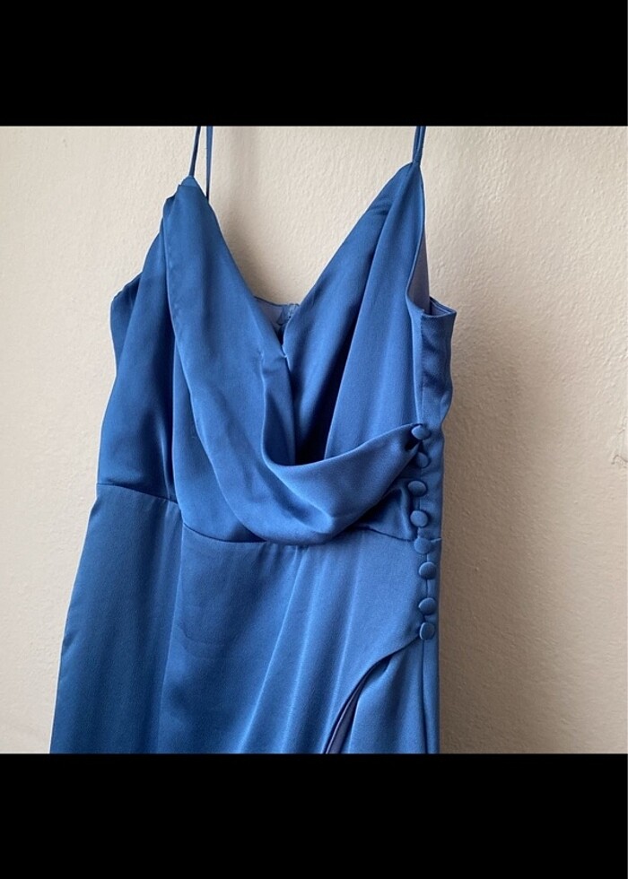 Saten elbise - Görsel 2