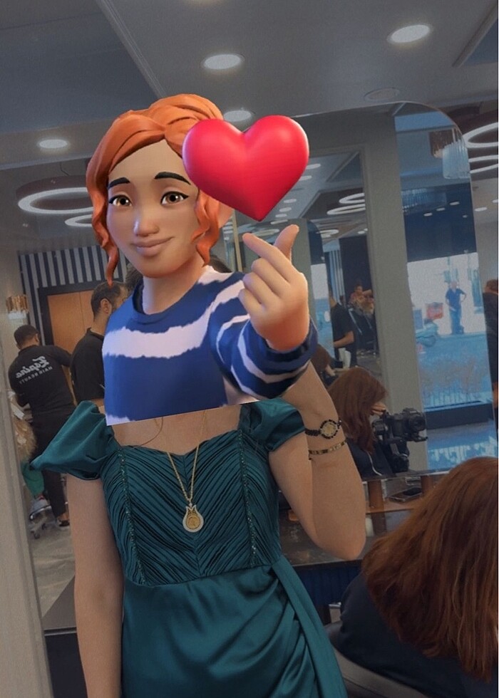 Yırtmaclı saten elbise - Görsel 3