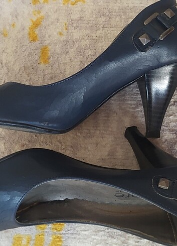 37 Beden lacivert Renk Topuklu Kadın Ayakkabı 