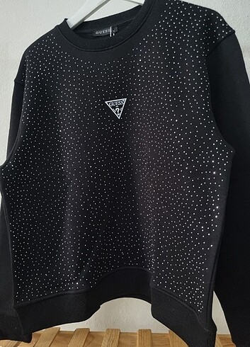 Guess Guess Taşlı Sweatshirt 