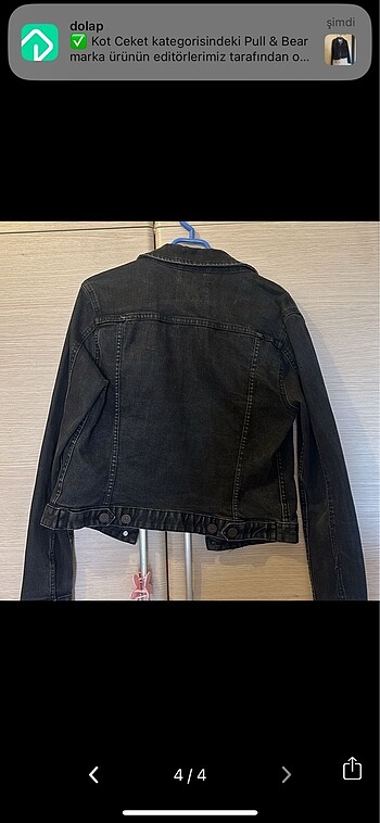 s Beden gri Renk Pull&Bear kot ceket