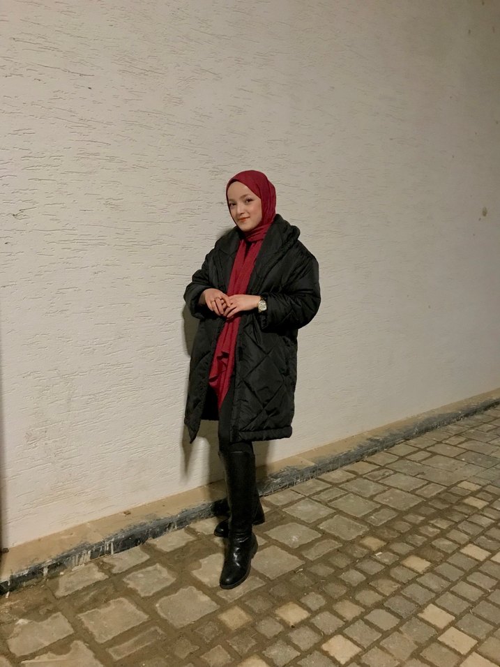 Kadın Siyah Kapitone mont - Görsel 4