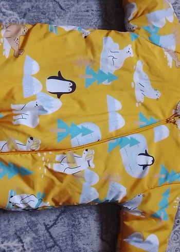 Sarı erkek astronot Tulumu mont - Görsel 2