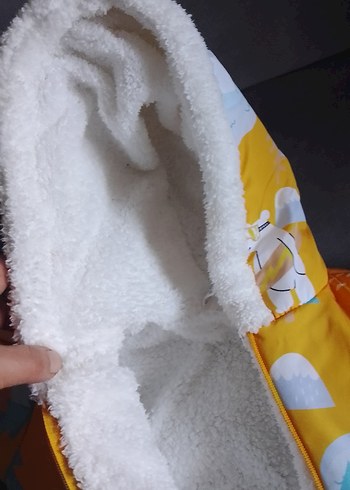 Sarı erkek astronot Tulumu mont - Görsel 7