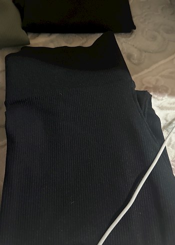s Beden Kadın Gri Midi Tayt, Normcore Stil