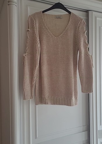 V Yaka Kadın Kazak - Görsel 8