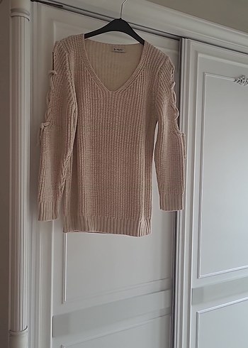 V Yaka Kadın Kazak - Görsel 7