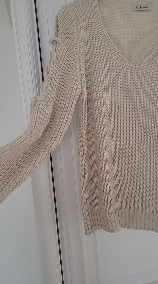 V Yaka  Kadın Kazak - Görsel 5