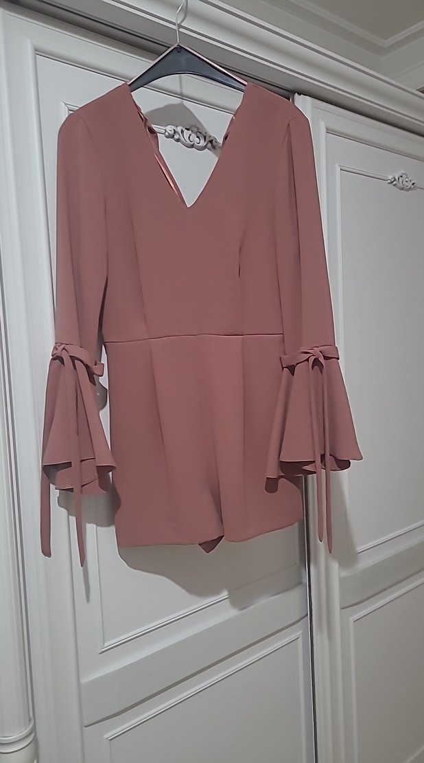 V Yaka  Mini Tulum - Görsel 2