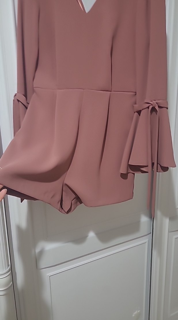 V Yaka  Mini Tulum - Görsel 5