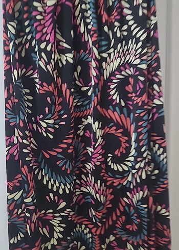 Çok Renkli Tek  Askılı Elbise - Görsel 7