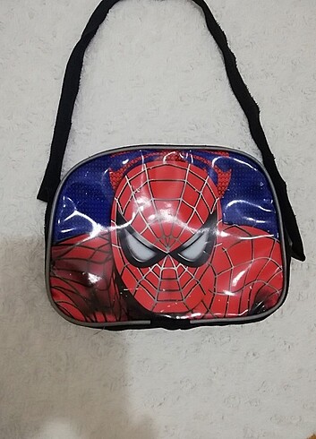  Beden Renk Spider-man Kahramanlı beslenme çantası 