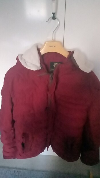 xl Beden bordo Renk erkek mont bordo